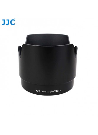 JJC LH-74(T) Black Lens Hood for Canon EF 70-200mm f/4L IS USM Camera Lens ( ET-74 )